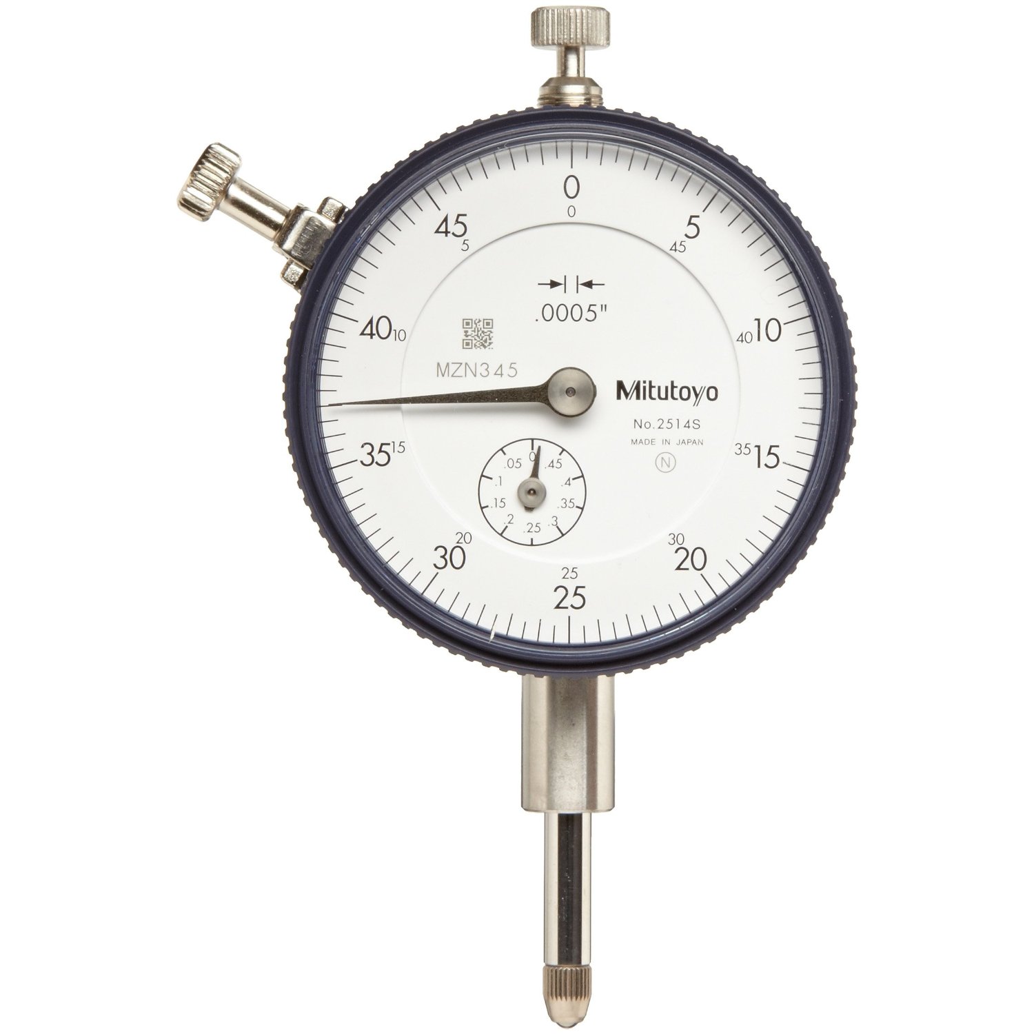Mitutoyo 2514S Dial Indicator 0.5/0.0005 - Click Image to Close